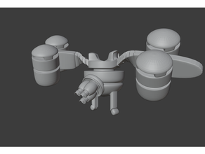 wargaming drone 3d print model - Mito3D