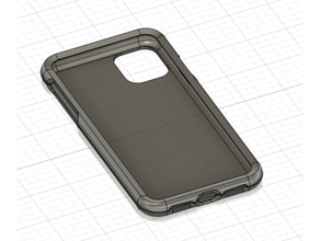 iphone 11 durum kılıf tasarım esnek 3d print model - Mito3D