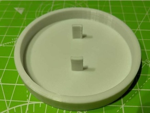 ninho termostato parede apagamento prato cobrir bainha Google 3d print model - Mito3D