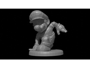 ssbm metallo Mario trofeo dnd super 64 bros distruggere 3d print model - Mito3D