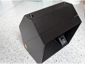 pequeno lab fumaça extrator ventilador cobrir bainha remixar 3d print model - Mito3D