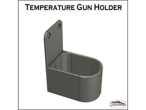 temperature gun wall mount 3d print model - Mito3D
