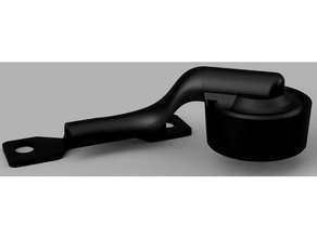 tapa protectora v2 para el câble rueda conduite del patinete inokim ox oxo protecteur 3d print model - Mito3D