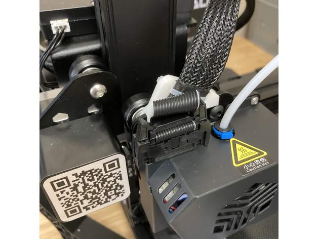 creality cr-6 se ribbon clip 3D print model - Mito3D