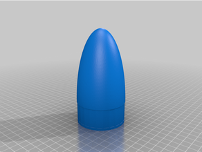 nez cône modèle fusée nc 80b 256 3d print model - Mito3D