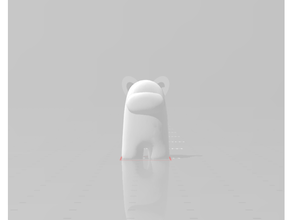 among us bear ears 3d print model - Mito3D