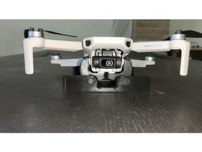 Drohne Landung Pad sperren bereitstellen Stand einfach Halten mavic Mini modular 3d print model - Mito3D