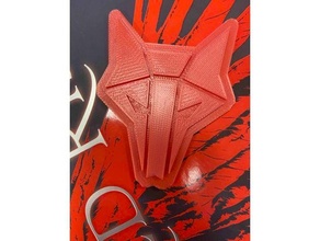 rosso in aumento urlatore lupo ridimensionamento sevro 3d print model - Mito3D