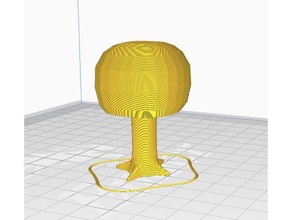 poli albero miscelatore lowpoly 3d print model - Mito3D