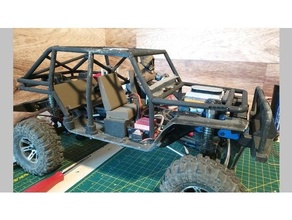 chat rouge gen 8 jeep cow boy cage scx10 trx4 compatible axial robot d'exploration mod rc modèle 3d print model - Mito3D