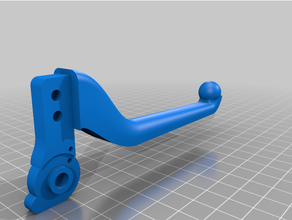 bike brake bicycle handle lever 3d print model - Mito3D