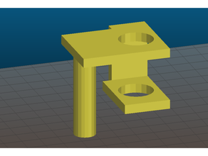 printrbot simples metal 18mm sonda suporte auto cama nivelamento z axis 3d print model - Mito3D