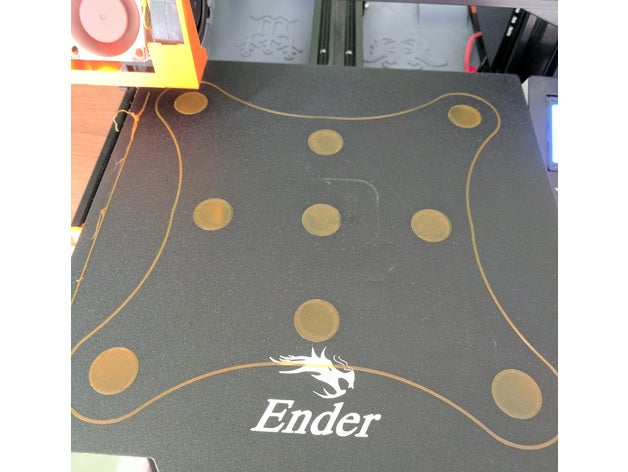 ender 3 pro bed level calibration 3D print model - Mito3D