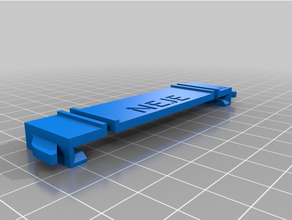 Neje dk 8 lazer oymacı sürgülü araç Kulp destek desteksiz kz 3d print model - Mito3D
