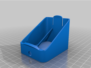 solar torch case 3d print model - Mito3D