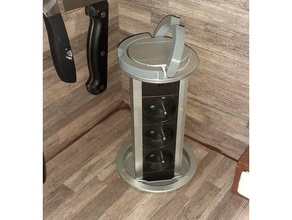 kitchen socket - handle replacement 3d print model - Mito3D