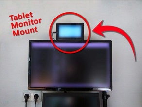 Tablette Monitor montieren Halter Unterstützung 3d print model - Mito3D