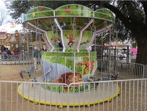kiddie swing ride amusement park carnival 3d print model - Mito3D