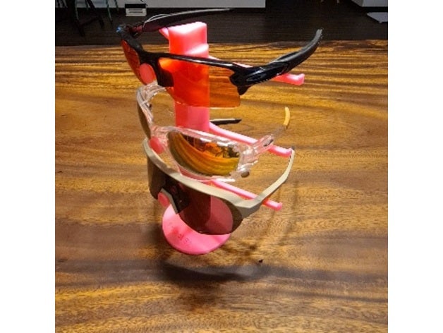modüler Güneş gözlüğü ayakta durmak Kulp destek 3D print model - Mito3D