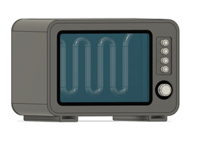 mikrodalga fbx stl 3dmodel Ocak 3d print model - Mito3D