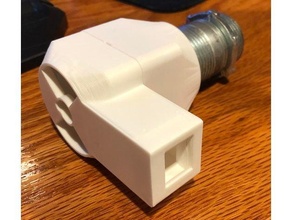 micro damper ethernet adapter 3d print model - Mito3D