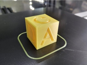 25mm test cubo 3d print model - Mito3D