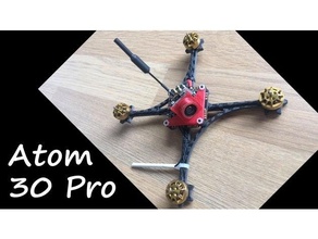 Atom 30 Profi Batterie Halter Unterstützung Quad Quadcopter Rahmen Zahnstocher 3d print model - Mito3D