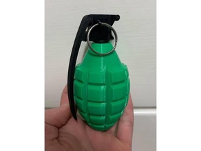 hand grenade model remix desk toy movie prop 3d print model - Mito3D