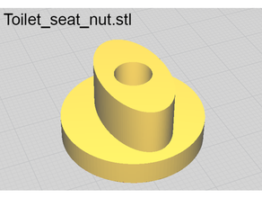 baño asiento nuez 3d print model - Mito3D