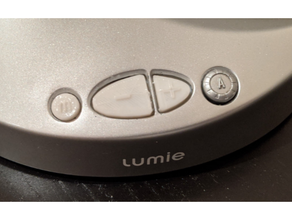 lumie bodyclock advanced 200 buttons 3d print model - Mito3D