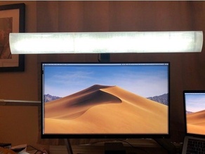 vesa montieren LED Licht Bar traurig Sonne Lampe Winter 3d print model - Mito3D