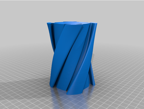 vase 254 container pen holder pencil 3d print model - Mito3D
