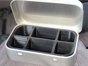 altoids tin organizer container box 3d print model - Mito3D