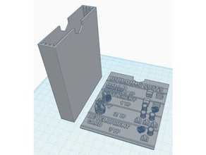 Catan bina maliyet kart depolama yerleşimciler 3d print model - Mito3D