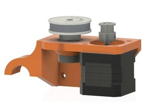 piper 2 500mm belt drive 3d print model - Mito3D