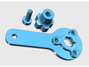 rotating handle palanca giratoria elevation knob manija perilla rotatoria 3d print model - Mito3D