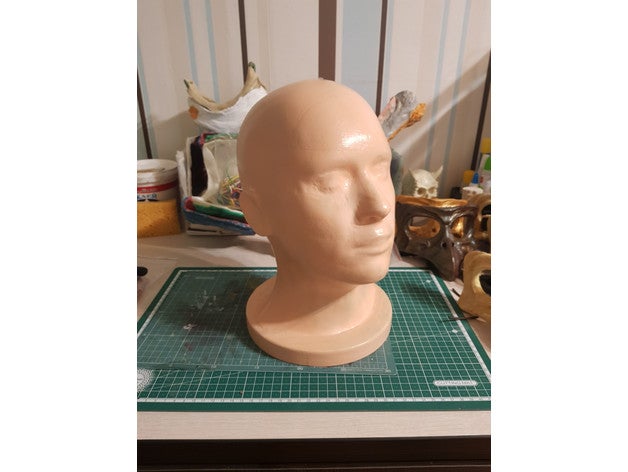 mannequin head 3D print model - Mito3D