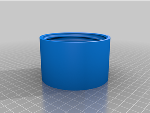 35 inch 89 mm od threaded container 3dprintable 3dprinting box cap case cr-10 creality cr10 ender 5 education ender5 3 pro forsmallprinter inventor learning makerbot day build small parts storage stl thingiverse thread tool holder 3d print model - Mito3D