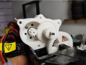 gearbox 77-1 ratio gear rc car crawler 3d print model - Mito3D
