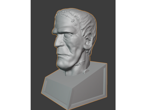 Boris Karloff 39 s Frankenstein heykel 3d print model - Mito3D