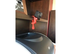 gopro monitor mount clamp webcam 3d print model - Mito3D