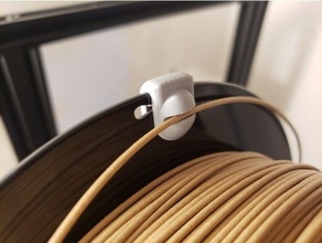 low-profile filament clip 175 175mm spool 3d print model - Mito3D