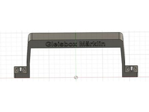 gleisbox halter rklin 601132 60116 track box 3d print model - Mito3D