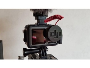 dji osmo action lens cap 3d print model - Mito3D