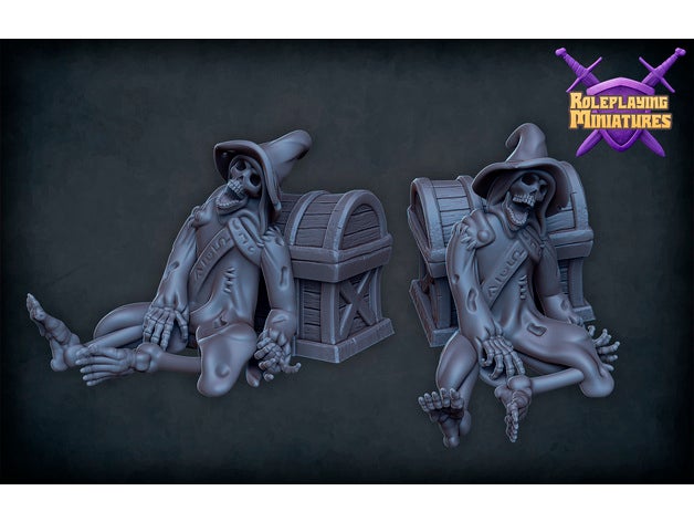 sorcerer skeleton 3D print model - Mito3D