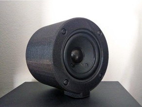 speaker enclosure audio speakers 3d print model - Mito3D
