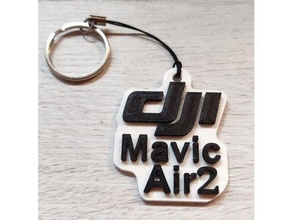 dji mavic air 2 keychain 3d print model - Mito3D