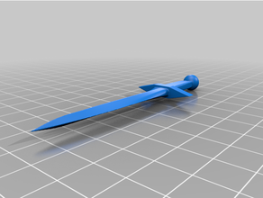 dagger 28mm dnd miniature miniatures tabletop gaming weapon 3d print model - Mito3D
