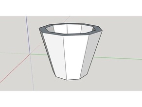 small planter planters pot 3d print model - Mito3D