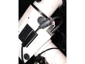 cable titulares astrofotografía acortar soporte administración heq5 observador cielo Pro 3d print model - Mito3D